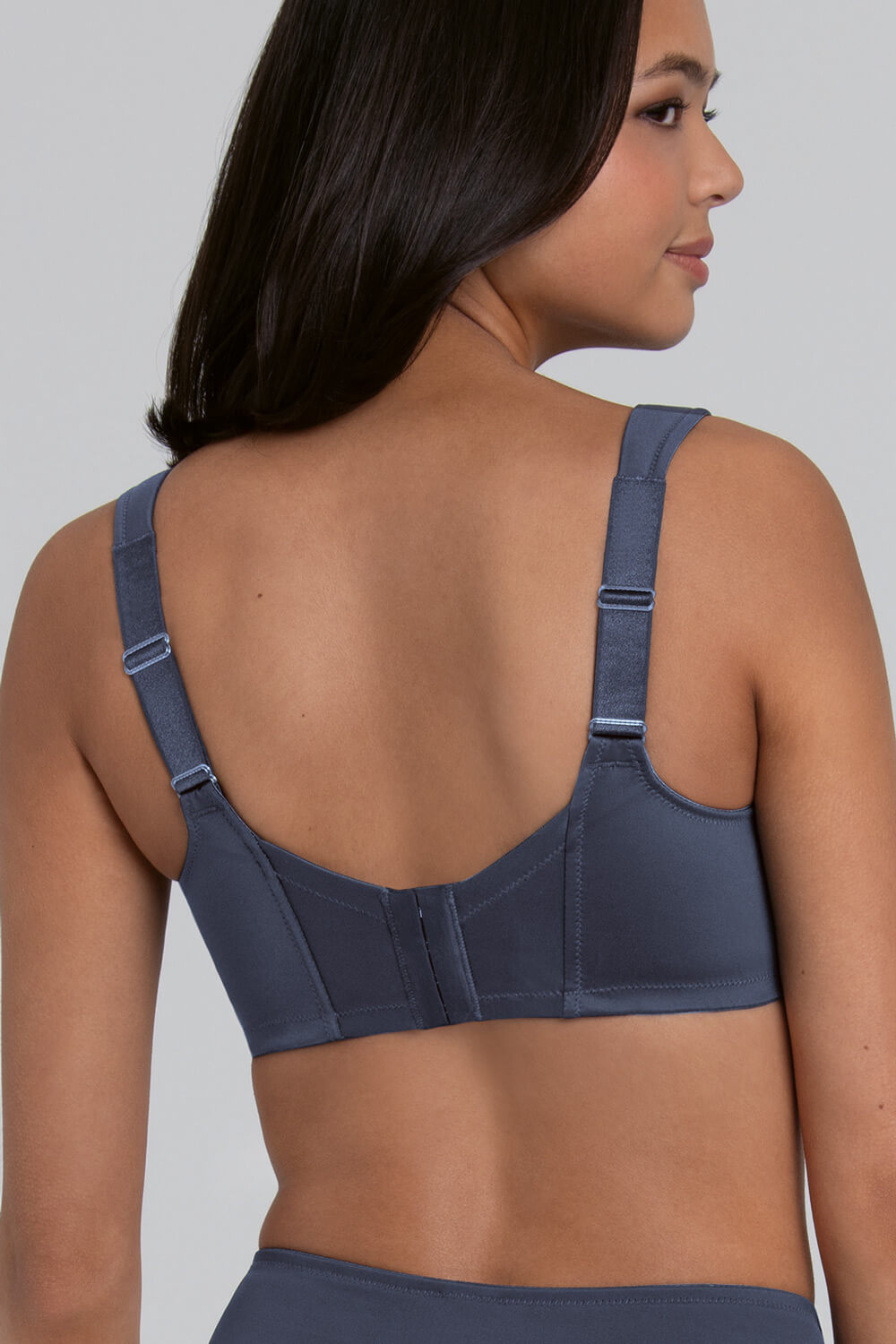 Entlastungs-BH Dessous-Serie HAVANNA von der Marke Anita, Farbe: shadow blue, Rückansicht