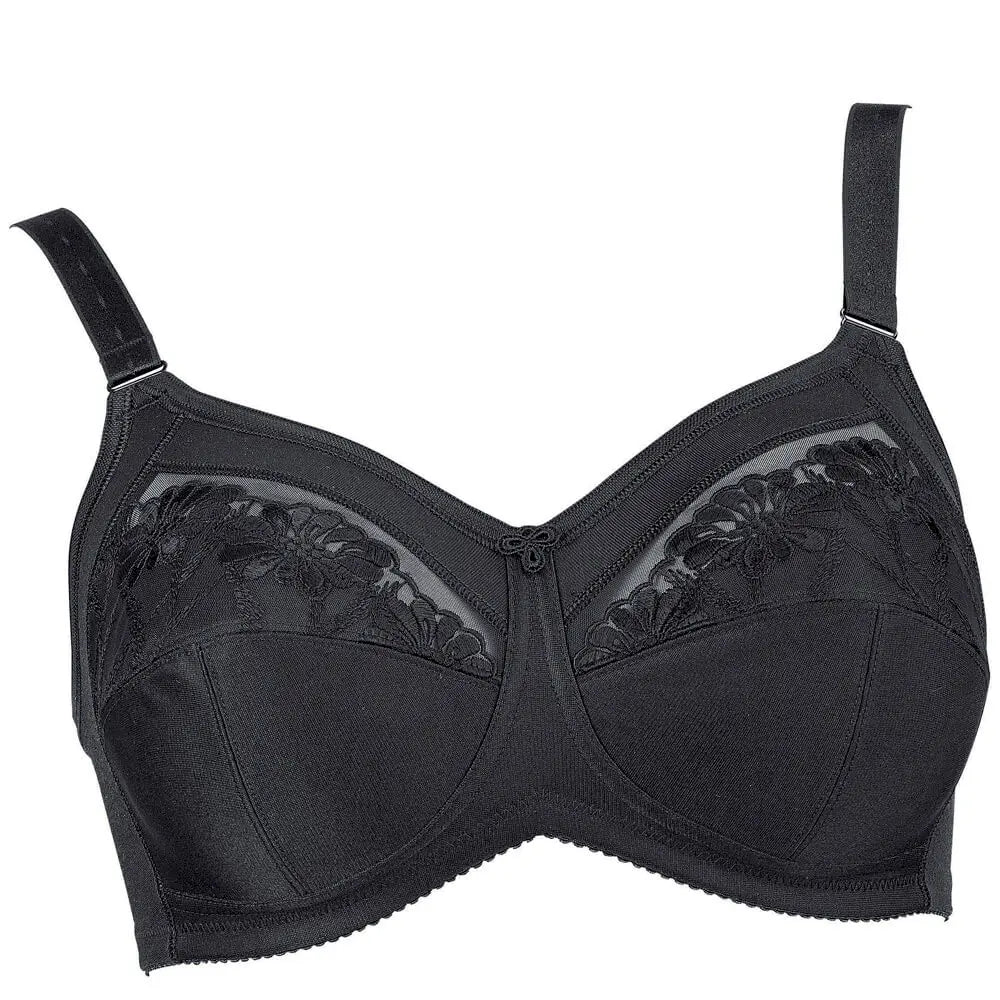 Komfort BH aus der femininen Unterwäsche-Serie SAFINA von der Marke Anita, Farbe: schwarz, Produktfoto