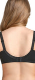 Komfort BH aus der femininen Unterwäsche-Serie SAFINA von der Marke Anita, Farbe: schwarz, Rückansicht