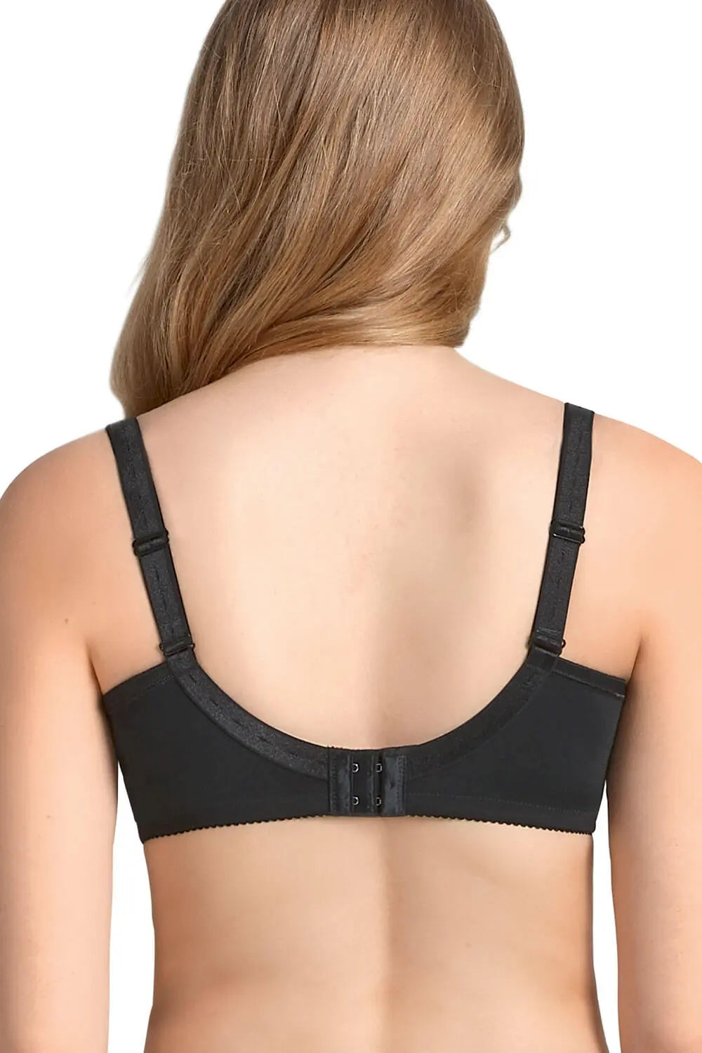 Komfort BH aus der femininen Unterwäsche-Serie SAFINA von der Marke Anita, Farbe: schwarz, Rückansicht