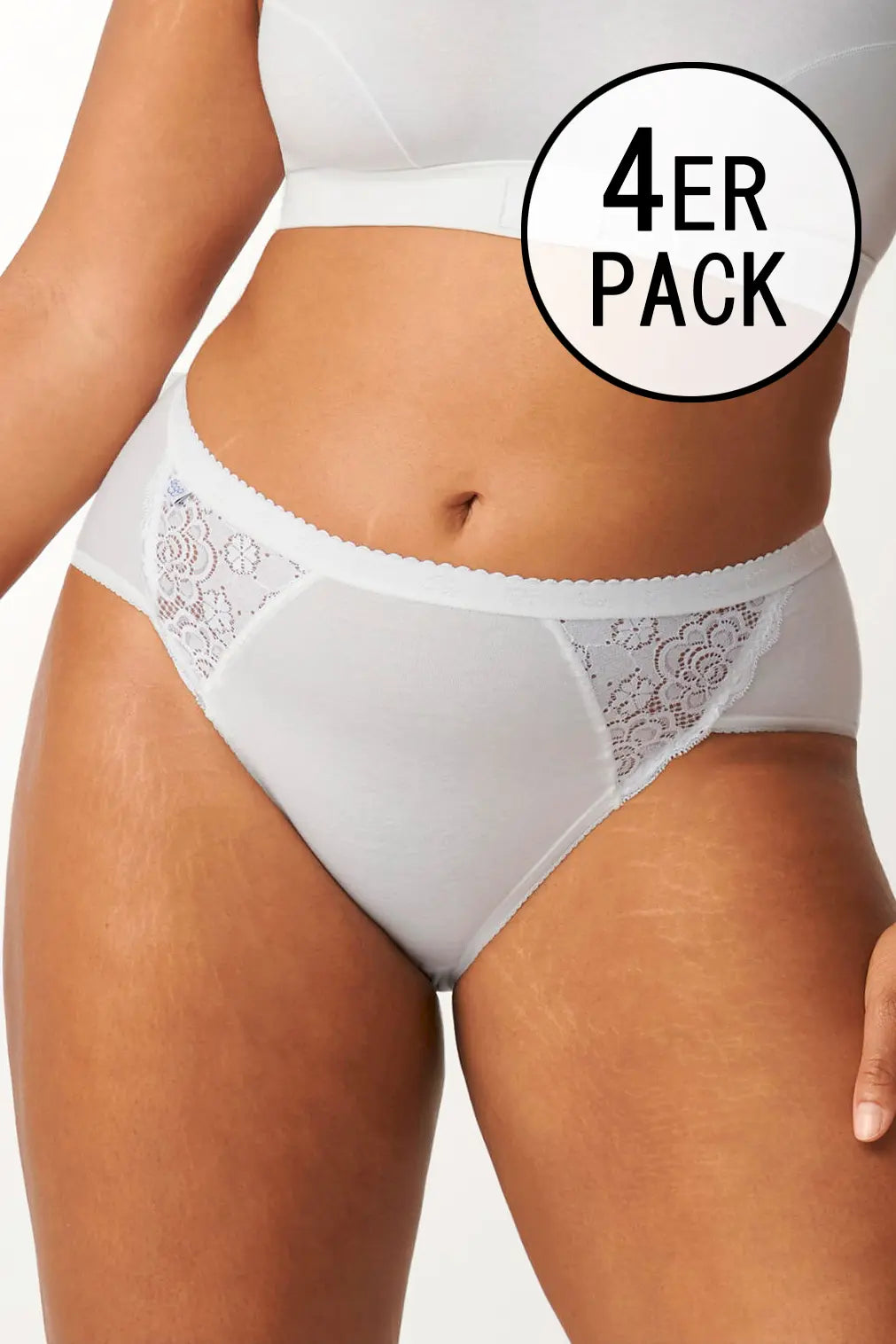 Midi Slip im 4er Pack - CHIC Sloggi