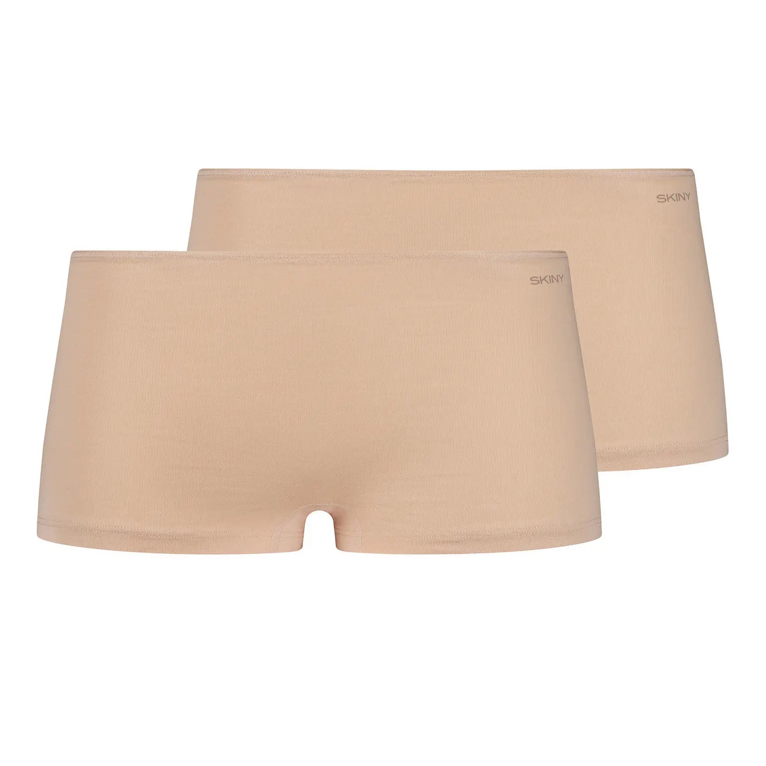 Boyleg Shorts im 2er Pack aus der Alltagswäsche-Serie ADVANTAGE COTTON STRETCH von der Marke Skiny, Farbe: beige, Produktfoto