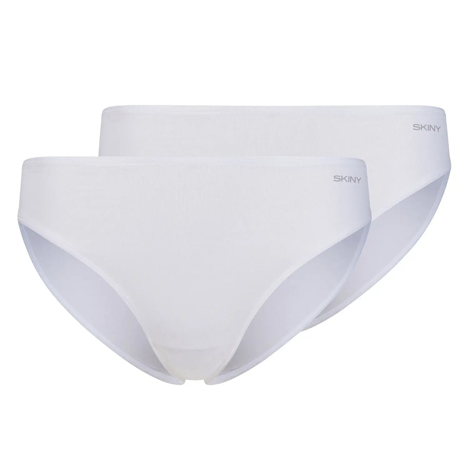 High Leg Slip im 2er Pack aus der Alltagswäsche-Serie ADVANTAGE COTTON STRETCH von der Marke Skiny, Farbe: white, Produktfoto