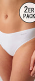 High Leg Slip im 2er Pack aus der Alltagswäsche-Serie ADVANTAGE COTTON STRETCH von der Marke Skiny, Farbe: white, Seitenansicht