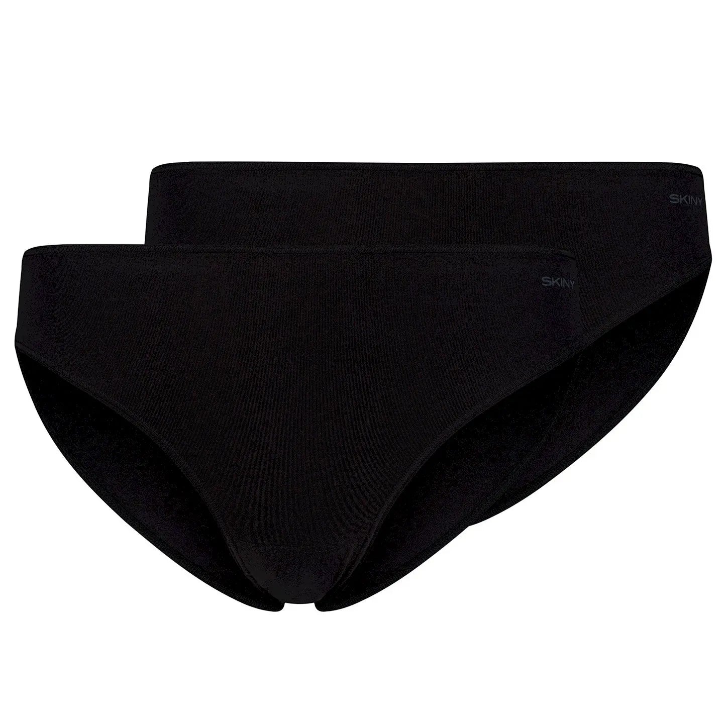 High Leg Slip im 2er Pack aus der Alltagswäsche-Serie ADVANTAGE COTTON STRETCH von der Marke Skiny, Farbe: black, Produktfoto