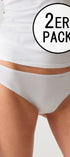 Rio Slip im 2er Pack aus der Alltagswäsche-Serie ADVANTAGE COTTON STRETCH von der Marke Skiny, Farbe: white, Seitenansicht