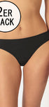Rio Slip im 2er Pack aus der Alltagswäsche-Serie ADVANTAGE COTTON STRETCH von der Marke Skiny, Farbe: black, Vorderansicht