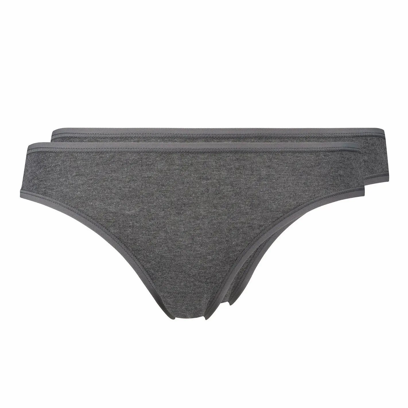 Rio Slip im 2er Pack aus der Alltagswäsche-Serie ADVANTAGE COTTON STRETCH von der Marke Skiny, Farbe: anthra melange, Produktfoto