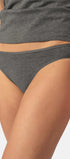 Rio Slip im 2er Pack aus der Alltagswäsche-Serie ADVANTAGE COTTON STRETCH von der Marke Skiny, Farbe: anthra melange, Seitenansicht