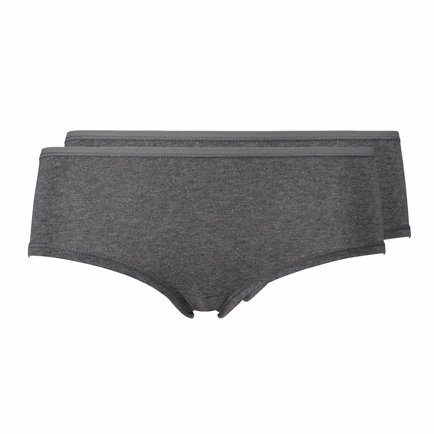 Panty im 2er Pack aus der Alltagswäsche-Serie ADVANTAGE COTTON STRETCH von der Marke Skiny, Farbe: anthra melange, Produktfoto