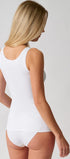 Tank Top im 2er Pack aus der Alltagswäsche-Serie ADVANTAGE COTTON STRETCH von der Marke Skiny, Farbe: white, Rückansicht
