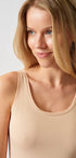 Tank Top im 2er Pack aus der Alltagswäsche-Serie ADVANTAGE COTTON STRETCH von der Marke Skiny, Farbe: beige, Detailansicht