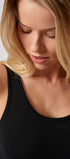 Tank Top im 2er Pack aus der Alltagswäsche-Serie ADVANTAGE COTTON STRETCH von der Marke Skiny, Farbe: black, Detailansicht