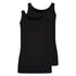 Tank Top im 2er Pack aus der Alltagswäsche-Serie ADVANTAGE COTTON STRETCH von der Marke Skiny, Farbe: black, Produktfoto