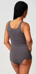 Tank Top im 2er Pack aus der Alltagswäsche-Serie ADVANTAGE COTTON STRETCH von der Marke Skiny, Farbe: anthra melange, Rückansicht