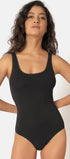 Body aus der Alltagswäsche-Serie ADVANTAGE COTTON STRETCH von der Marke Skiny, Farbe: black, Vorderansicht