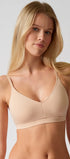 Soft BH aus der Alltagswäsche-Serie ADVANTAGE COTTON STRETCH von der Marke Skiny, Farbe: beige, Vorderansicht