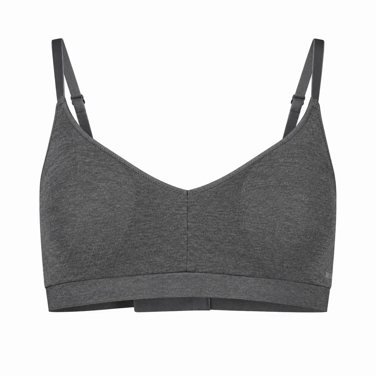 Soft BH aus der Alltagswäsche-Serie ADVANTAGE COTTON STRETCH von der Marke Skiny, Farbe: anthra melange, Produktfoto