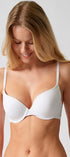 Schalen BH aus der Alltagswäsche-Serie ADVANTAGE COTTON STRETCH von der Marke Skiny, Farbe: white, Vorderansicht