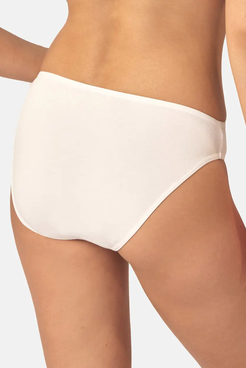 Rio Slip im 3er Pack aus der Alltagswäsche-Serie ADVANTAGE COTTON STRETCH von der Marke Skiny, Farbe: white, Rückansicht