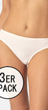 Rio Slip im 3er Pack aus der Alltagswäsche-Serie ADVANTAGE COTTON STRETCH von der Marke Skiny, Farbe: white, Vorderansicht
