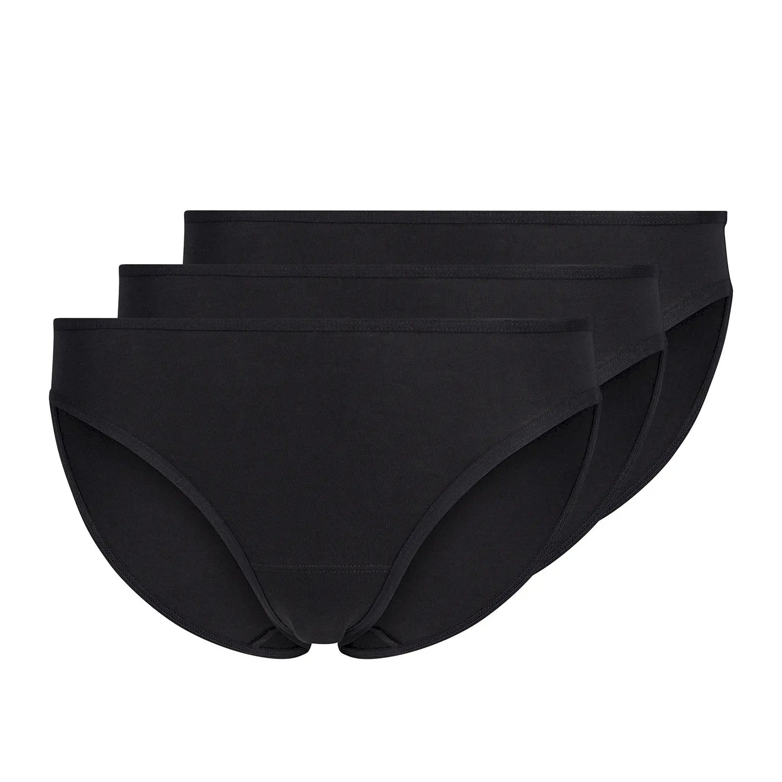 Rio Slip im 3er Pack aus der Alltagswäsche-Serie ADVANTAGE COTTON STRETCH von der Marke Skiny, Farbe: black, Produktfoto