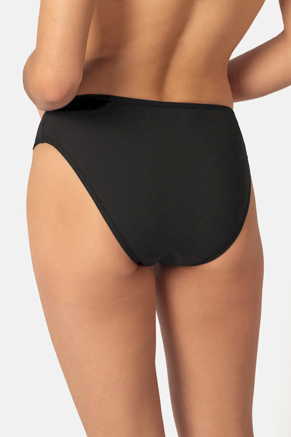 Rio Slip im 3er Pack aus der Alltagswäsche-Serie ADVANTAGE COTTON STRETCH von der Marke Skiny, Farbe: black, Rückansicht