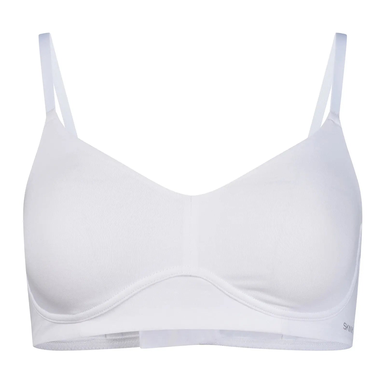 Soft-BH aus der Alltagswäsche-Serie ADVANTAGE COTTON STRETCH von der Marke Skiny, Farbe: white, Produktfoto