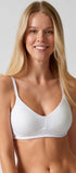 Soft-BH aus der Alltagswäsche-Serie ADVANTAGE COTTON STRETCH von der Marke Skiny, Farbe: white, Vorderansicht