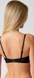 Soft-BH aus der Alltagswäsche-Serie ADVANTAGE COTTON STRETCH von der Marke Skiny, Farbe: black, Rückansicht