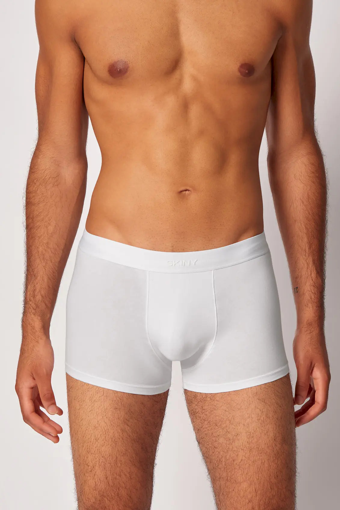 Atmungsaktive Pant aus der Herrenunterwäsche-Serie FRESH COMFORT von der Marke Skiny men, Farbe: white, Vorderansicht