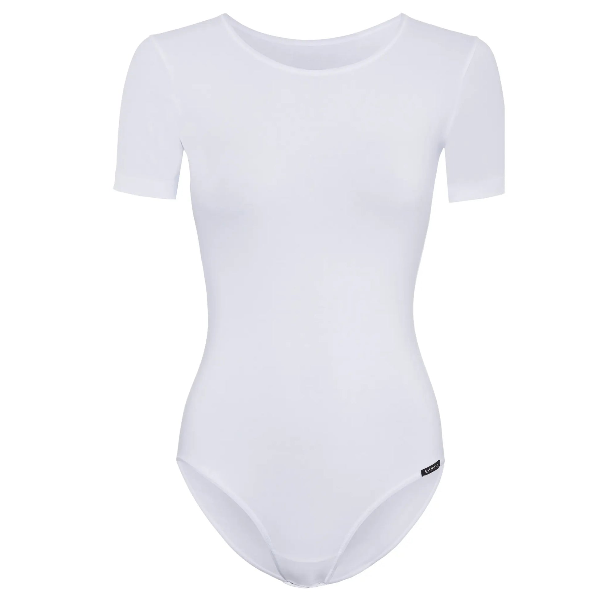 Kurzarm Body aus der Basicunterwäsche-Serie COTTON BODIES von der Marke Skiny, Farbe: white, Produktfoto