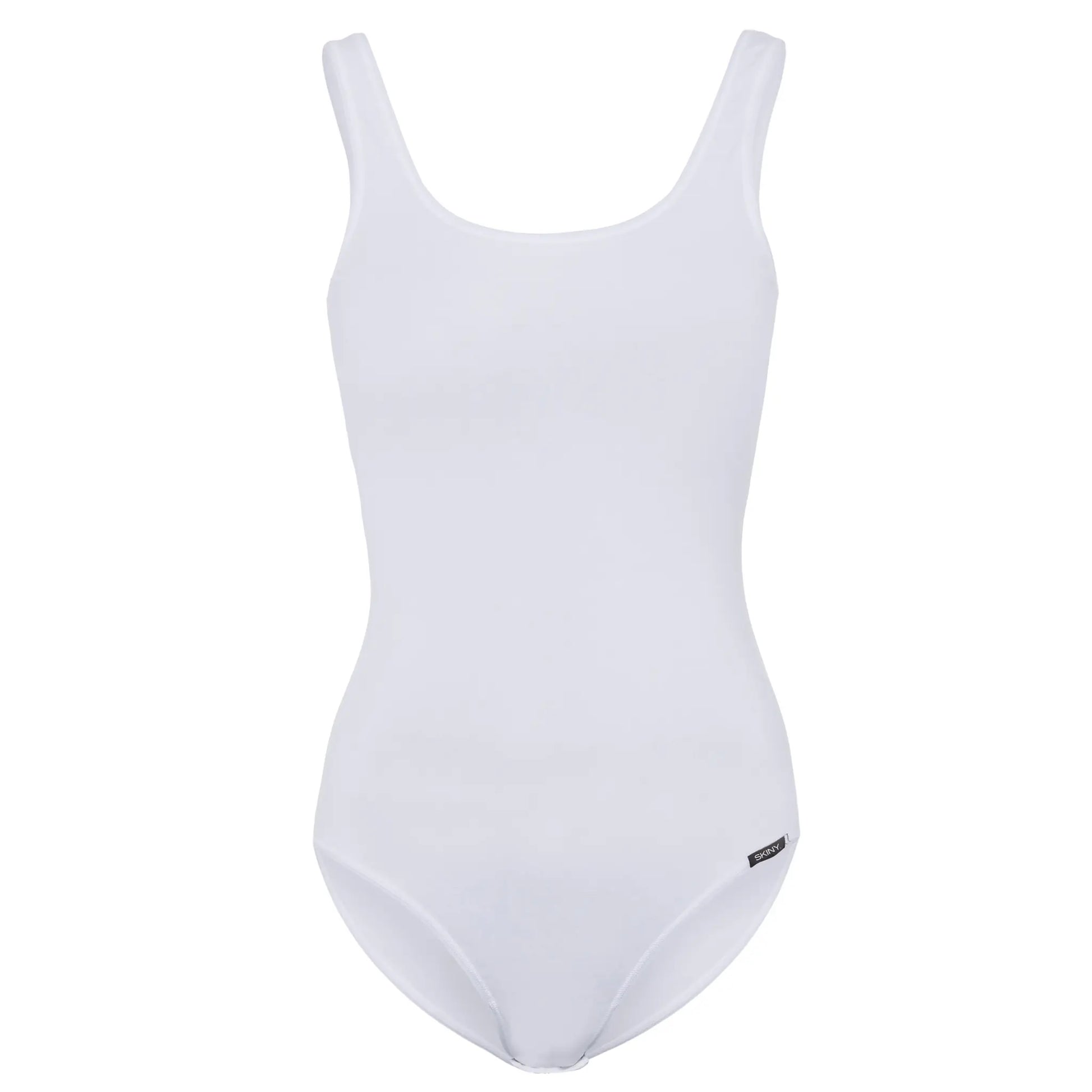 Trägerbody aus der Basicunterwäsche-Serie COTTON BODIES von der Marke Skiny, Farbe: white, Produktfoto