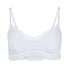 Soft BH aus der Baumwollunterwäsche-Serie CLASSICOTTON Skiny, Farbe: white, Produktfoto