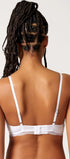 Soft BH aus der Baumwollunterwäsche-Serie CLASSICOTTON Skiny, Farbe: white, Rückansicht