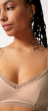 Soft BH aus der Baumwollunterwäsche-Serie CLASSICOTTON Skiny, Farbe: beige, Detailansicht