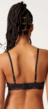 Soft BH aus der Baumwollunterwäsche-Serie CLASSICOTTON Skiny, Farbe: black, Rückansicht