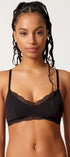 Soft BH aus der Baumwollunterwäsche-Serie CLASSICOTTON Skiny, Farbe: black, Vorderansicht