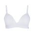 Triangel BH gepaddet aus der Baumwollunterwäsche-Serie CLASSICOTTON Skiny, Farbe: white, Produktfoto