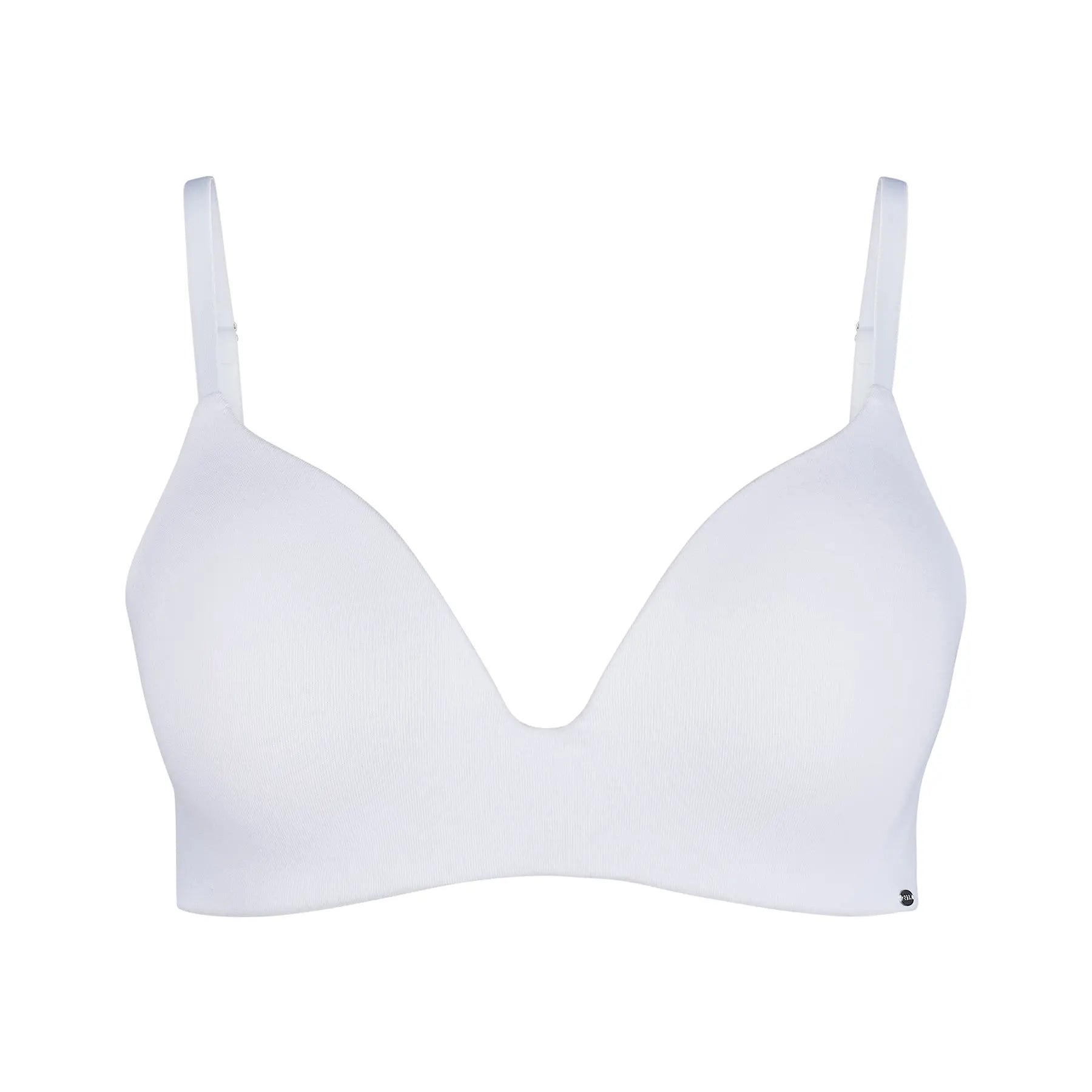 Triangel BH gepaddet aus der Baumwollunterwäsche-Serie CLASSICOTTON Skiny, Farbe: white, Produktfoto