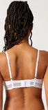 Triangel BH gepaddet aus der Baumwollunterwäsche-Serie CLASSICOTTON Skiny, Farbe: white, Rückansicht