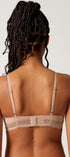 Triangel BH gepaddet aus der Baumwollunterwäsche-Serie CLASSICOTTON Skiny, Farbe: beige, Rückansicht