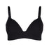 Triangel BH gepaddet aus der Baumwollunterwäsche-Serie CLASSICOTTON Skiny, Farbe: black, Produktfoto