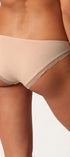 Rio Slip im 2er Pack aus der Baumwollunterwäsche-Serie CLASSICOTTON Skiny, Farbe: beige, Rückansicht