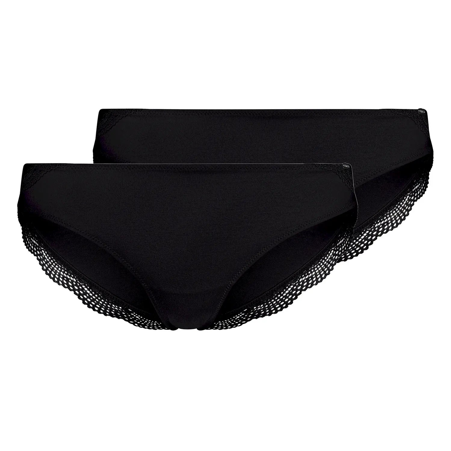 Rio Slip im 2er Pack aus der Baumwollunterwäsche-Serie CLASSICOTTON Skiny, Farbe: black, Produktfoto