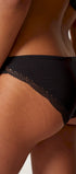 Rio Slip im 2er Pack aus der Baumwollunterwäsche-Serie CLASSICOTTON Skiny, Farbe: black, Seitenansicht