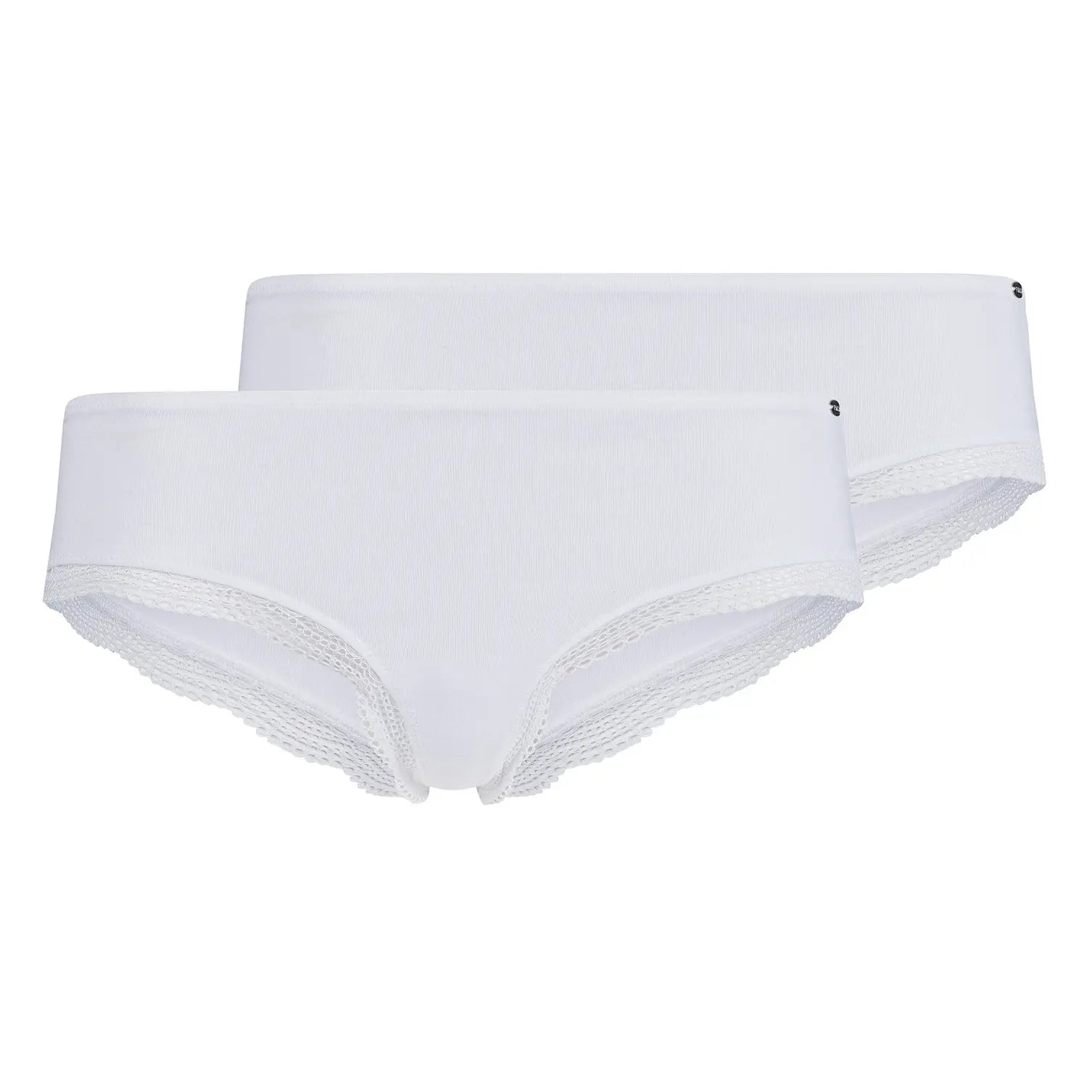 Cheeky Panty im 2er Pack aus der Baumwollunterwäsche-Serie CLASSICOTTON Skiny, Farbe: white, Produktfoto