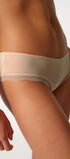Cheeky Panty im 2er Pack aus der Baumwollunterwäsche-Serie CLASSICOTTON Skiny, Farbe: beige, Seitenansicht