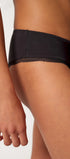 Cheeky Panty im 2er Pack aus der Baumwollunterwäsche-Serie CLASSICOTTON Skiny, Farbe: black, Seitenansicht
