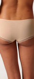 Pant im 2er Pack aus der Baumwollunterwäsche-Serie CLASSICOTTON Skiny, Farbe: beige, Rückansicht